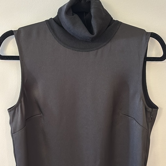 NWT Club Monaco sleeveless high neck black dress - Picture 3 of 12